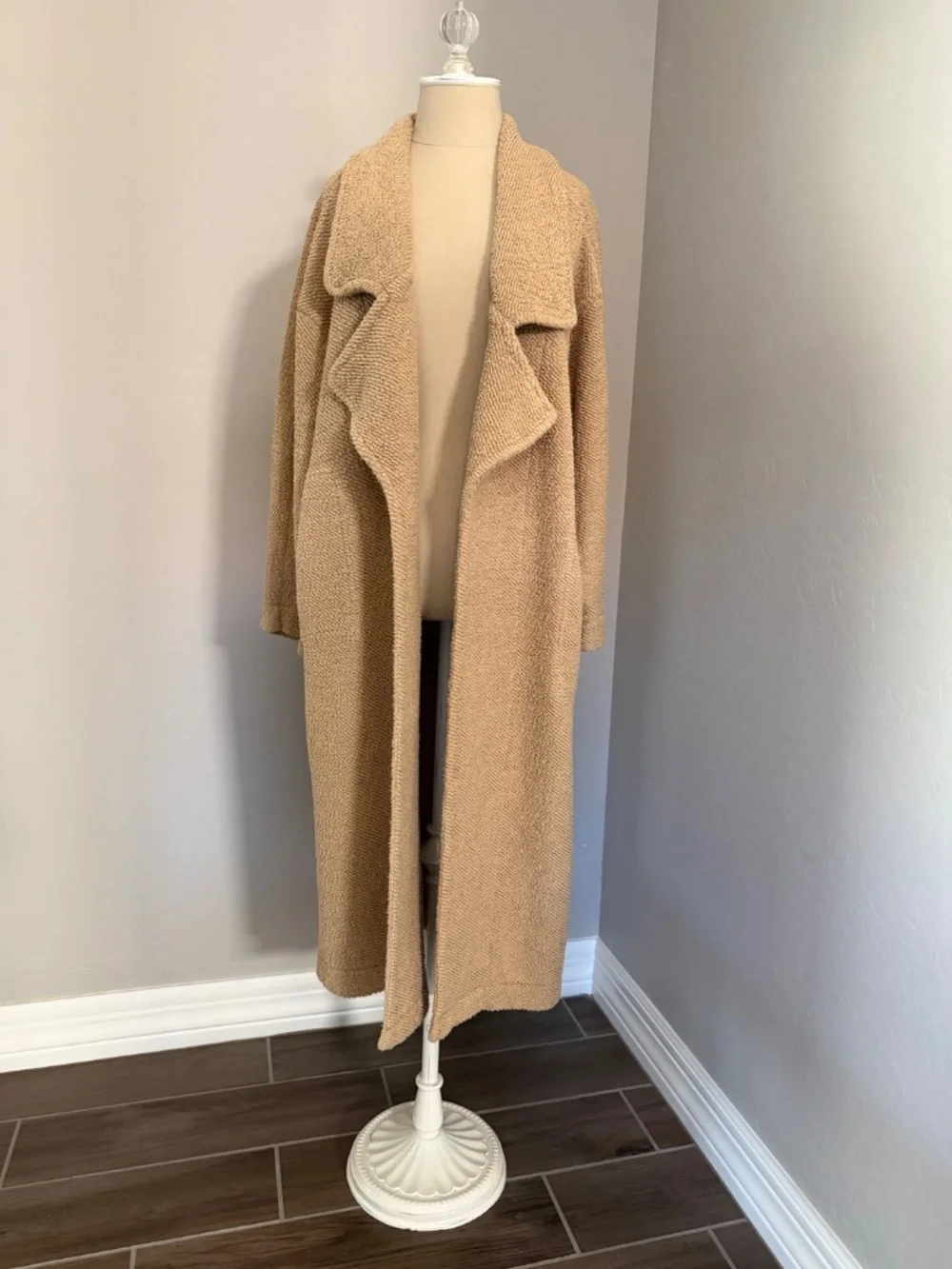 Free People Shayla Tan/Chesapeake Beach Robe Duster Size Small